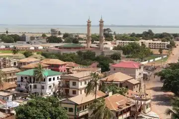 nature and urban life of Banjul Gambia
